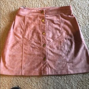 Faux Suede Skirt...size small
